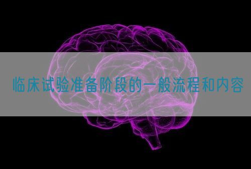 臨床試驗準備階段的一般流程和內容(圖1) 臨床試驗準備階段的一般流程和內容(圖1)